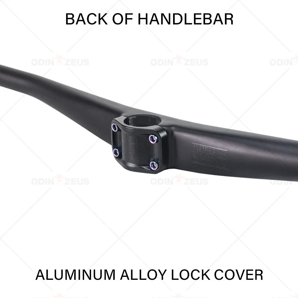 Carbon Fiber MTB Bike Integrated Handlebar Matte 35*720mm with Computer Mount