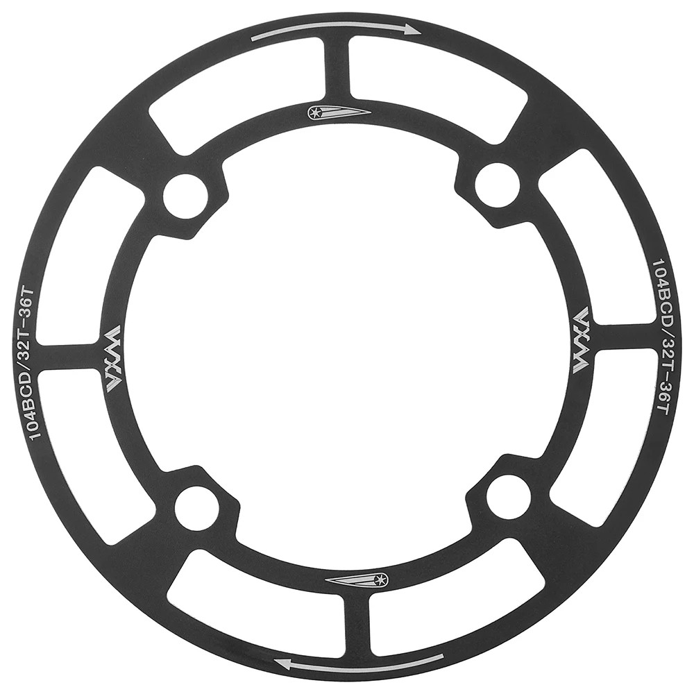 104BCD Bike Chainring Guard Crankset Protector 32-42T MTB Sprocket Cover