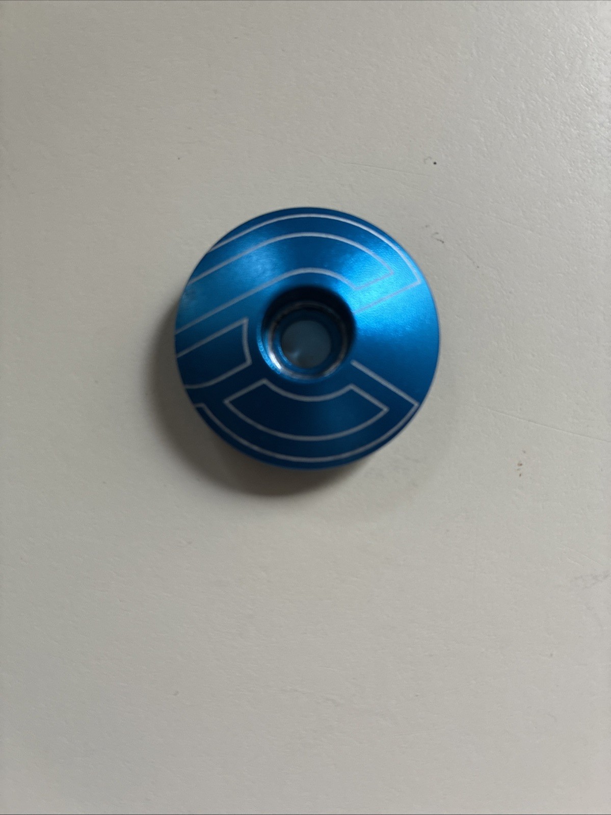 Cinelli Top Cap Blue with Compression Plug for 1 1/8 Steerers
