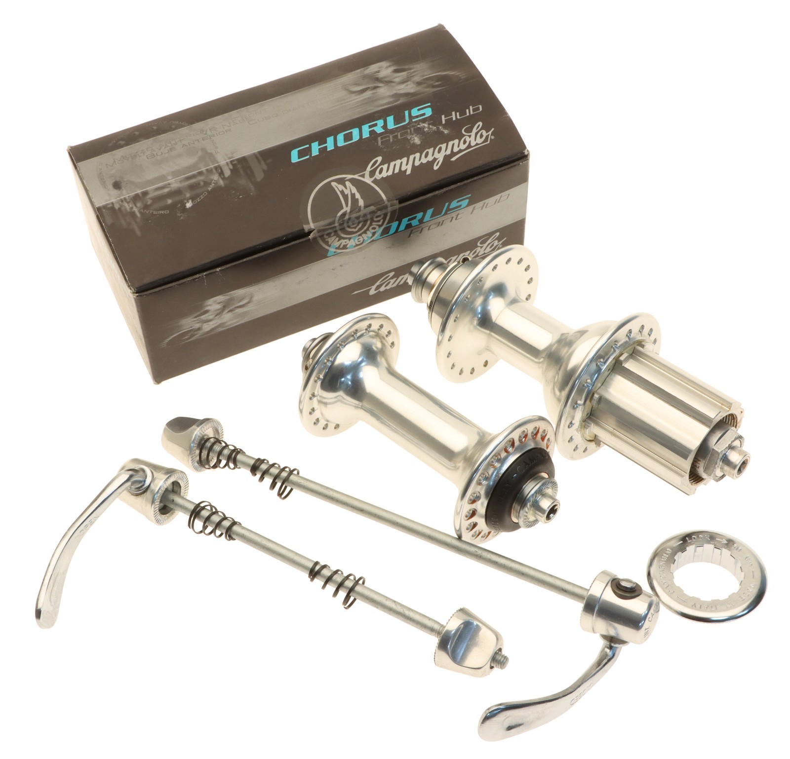 Campagnolo Chorus 36h Hubset 9/10s Speed Alloy Freehub 100mm 130mm NOS NEW