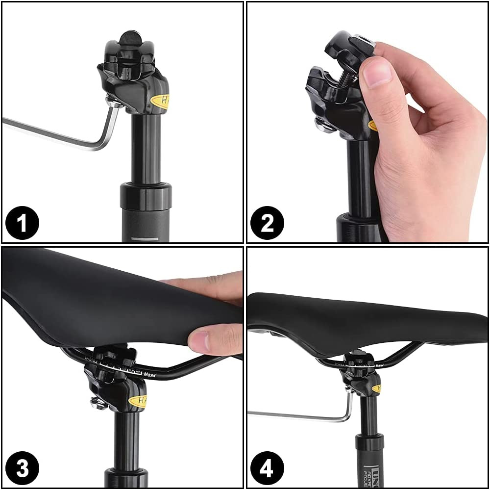 Bike Suspension Seatpost 27.2 30.9 31.6 Length 350Mm MTB Adjustable Seat Post fo