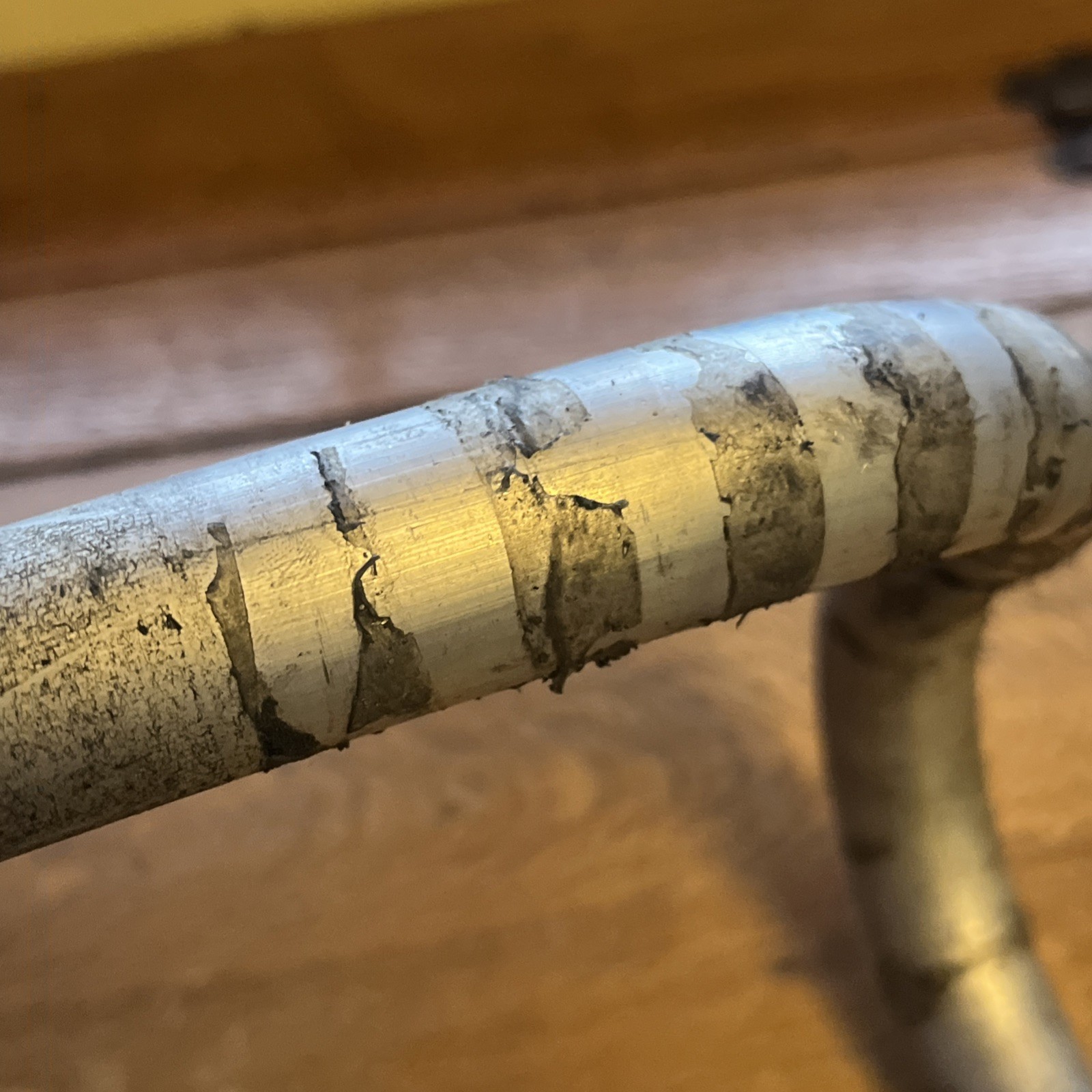 Vintage Unbranded Drop Handlebars 25.2 Clamp Diameter (?) 360 mm