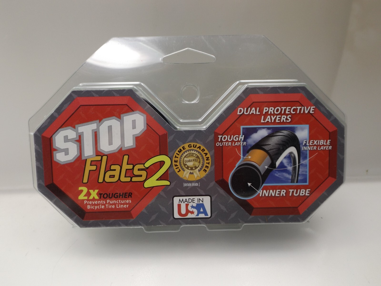 Stop Flats 2 Bicycle Tire Tube Liners 26″ 2.25 – 2.50 Sage Mountain Downhill