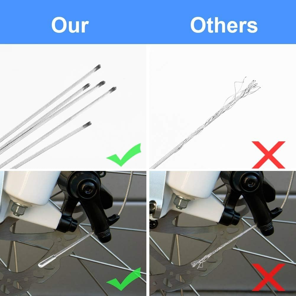 10PCS Bike Brake Cable Set – Durable Zinc-Coated for Smooth Braking