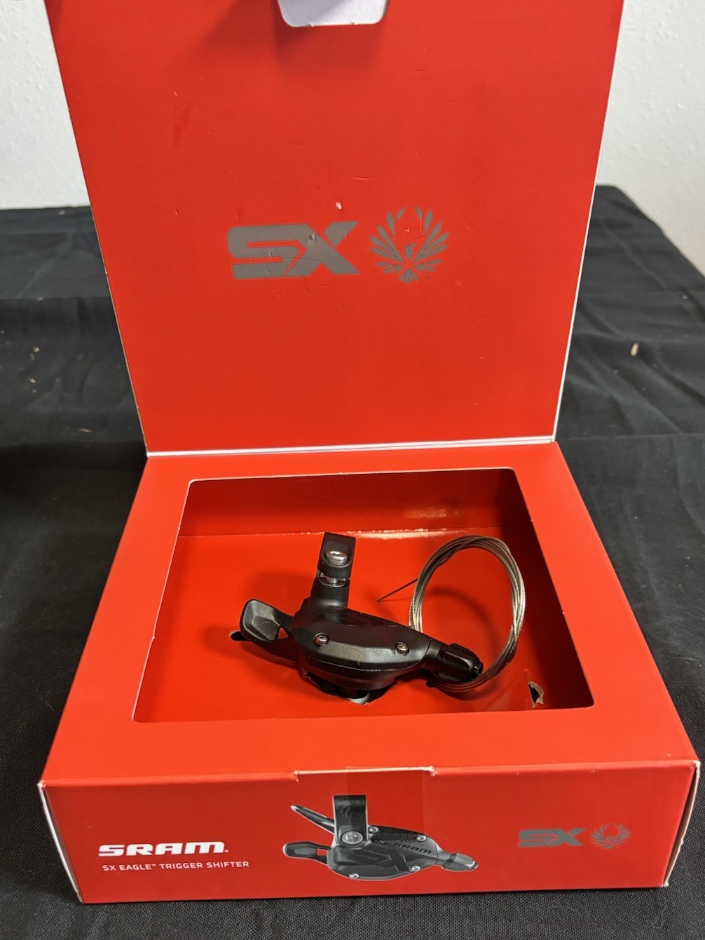 SRAM SX Eagle Trigger Shifter, 12-Speed, Right, with Discrete Clamp, Black, A1