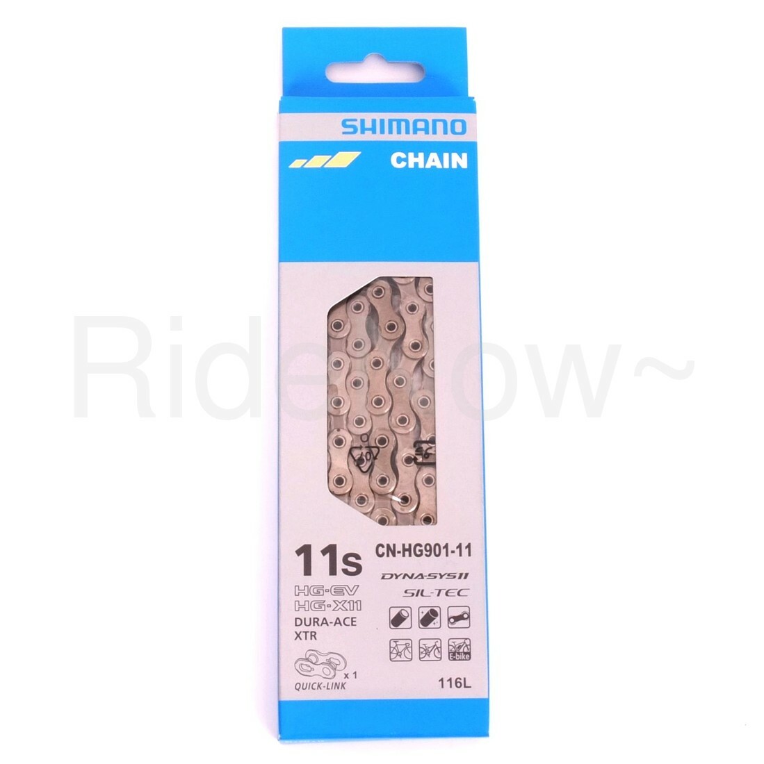 Shimano 11 Speed CN-HG901-11 Dura-Ace/XTR (116L) Bicycle E-Bike Chain+Quick Link