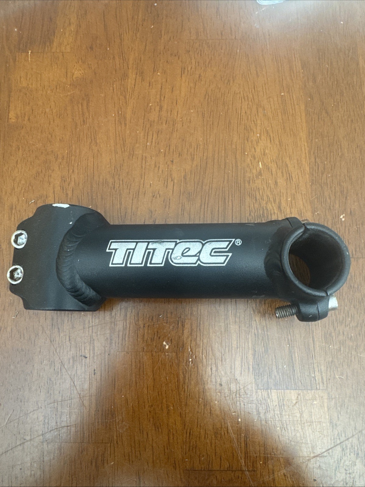 Titec Threadless Stem Alloy Black Bicycle 125mm / 1 1/8 / 25.4
