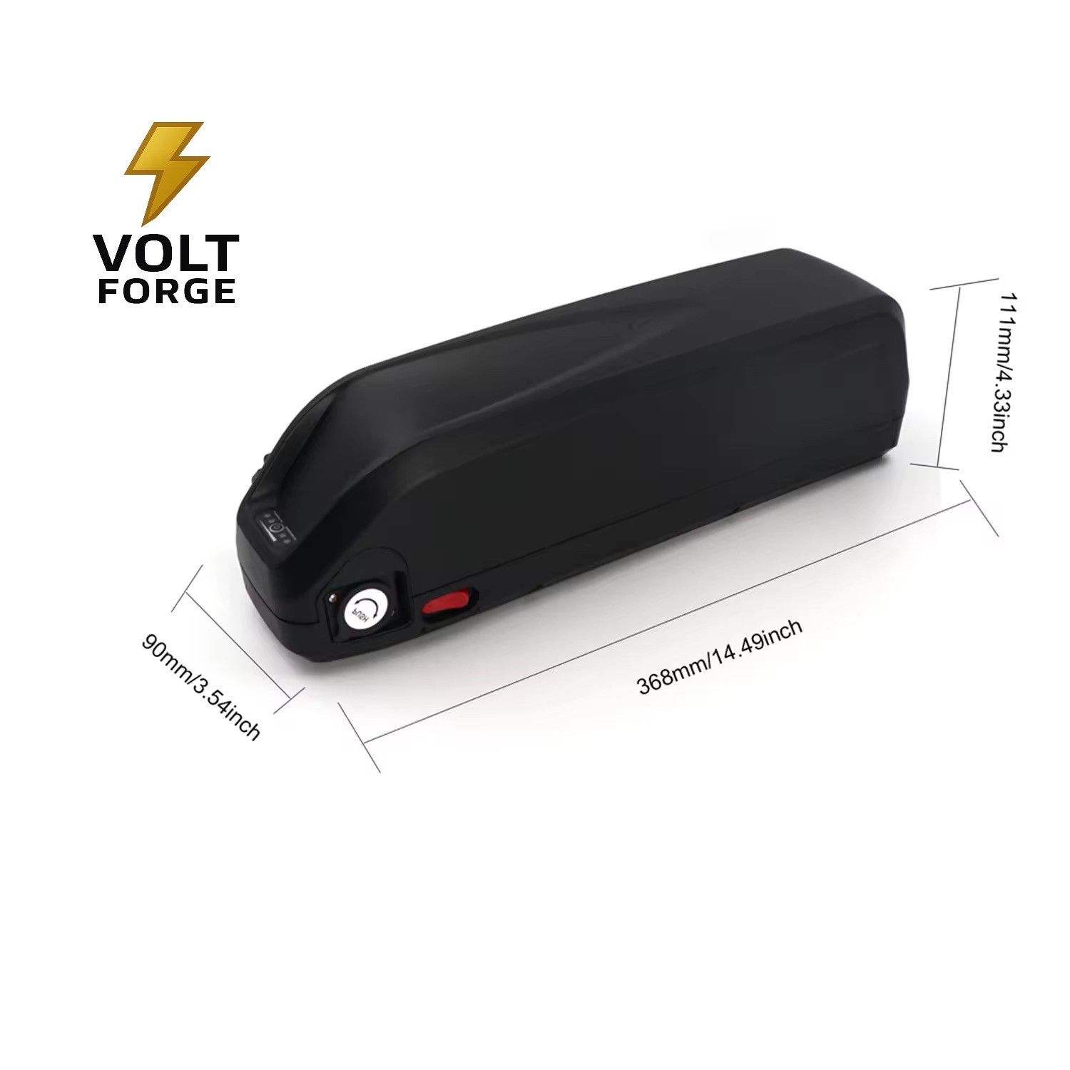 Hailong Ebike Battery 48v-13/15/17.5AH Lithium Pack with BMS for Electric Bike