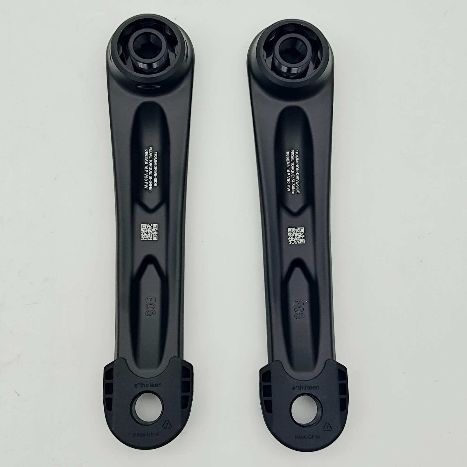 e*13 e*thirteen Helix Core e*spec Alloy Crank Arms For Fazua Ride 60, 155-170mm