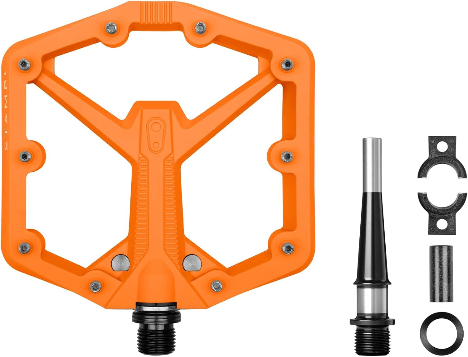 Stamp Flat MTB Pedals – Size-Specific, Lightweight, Versatile, Durable Bike Peda