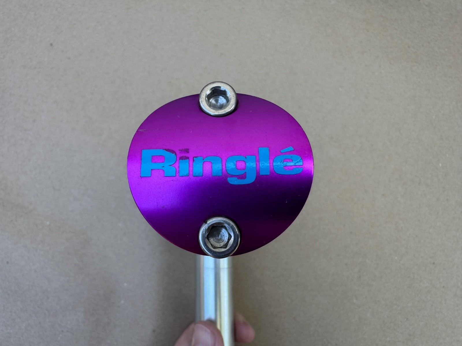 Ringle MTB Stem 135mm 25.4 0 Rise Tuquoise Purple Annodized