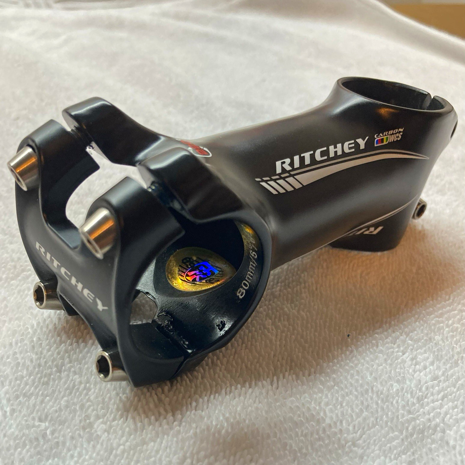 Ritchey WCS Carbon Matrix Threadless Stem 80mm 31.8 1 1/8 Black