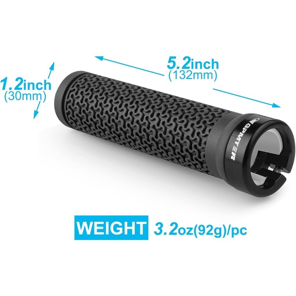 Bicycle Handlebar Grips Non-Slip Rubber Ergonomic Comfort Grip for MTB BMX