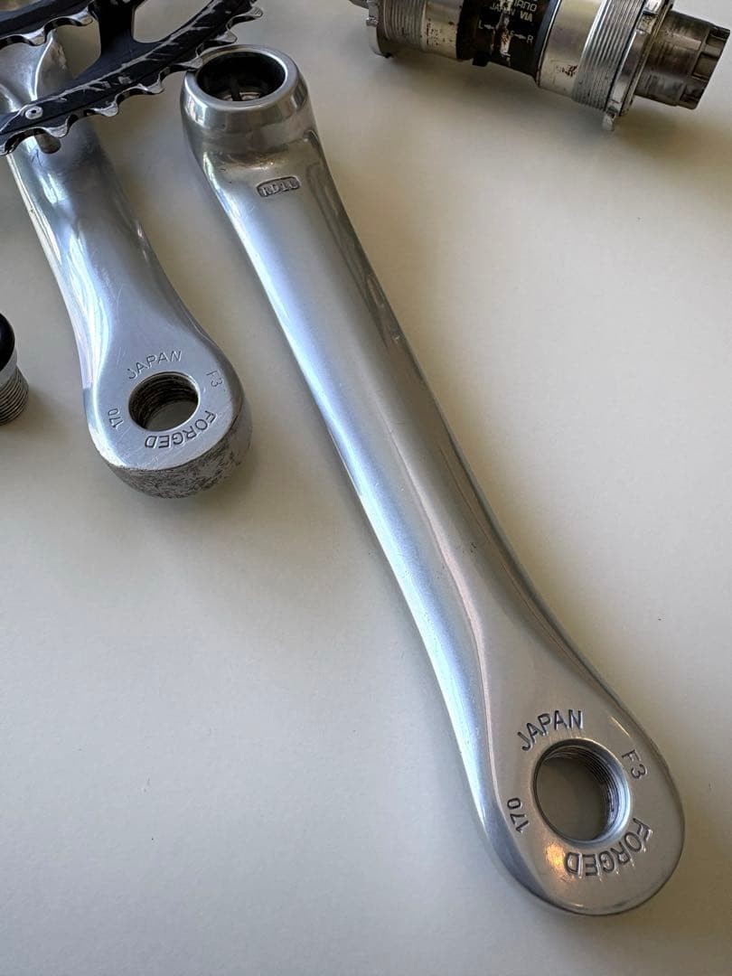 Sugino Cospea Crankset 48/34T 170mm himano Dura-Ace BB-7700 9/10s Used Japan