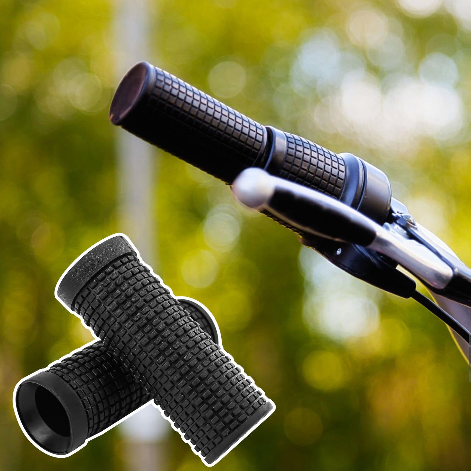 1 Pair MTB Bike Short Handlebar Grips 20X74Mm/0.78X2.91Inch, Bar Twist Cover Mou