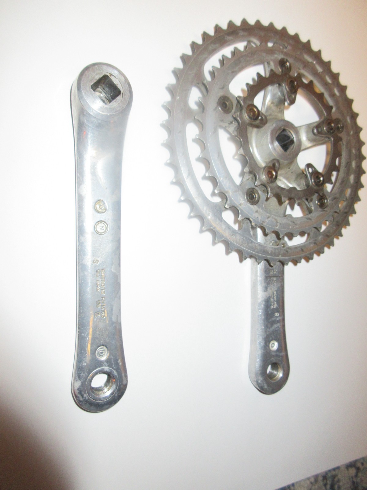 Shimano Deore FC-MT60 Triple Mountain Bike Triple Cranks 175 Crankset 48/38/24