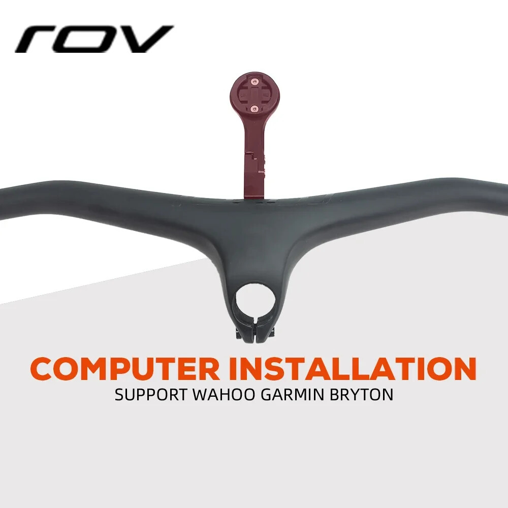 Carbon Fiber XC Mountain Bike Integrated Handlebar 9/10 Degrees 70-100mm*740mm