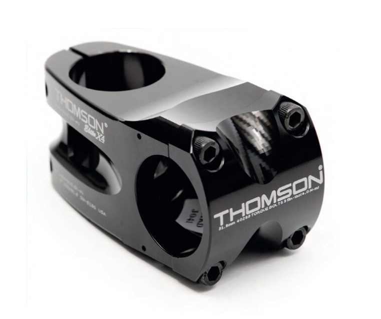 Thomson Elite X4 Mountain Stem – 40mm 35mm Clamp +/-0 1 1/8″ Aluminum Black