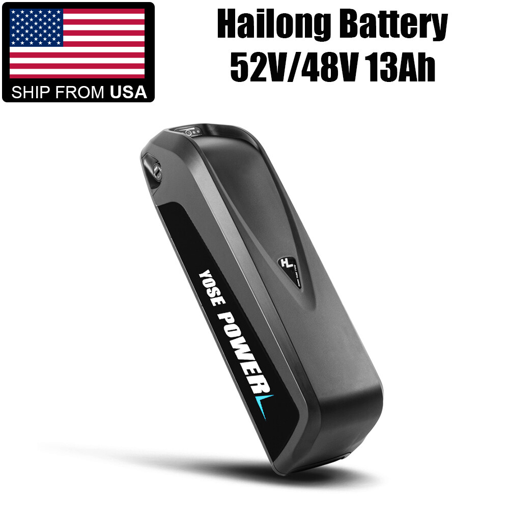 52V 48V Lithium Battery Hailong Ebike Battery 13Ah 15Ah for 250W-1000W E BIKES