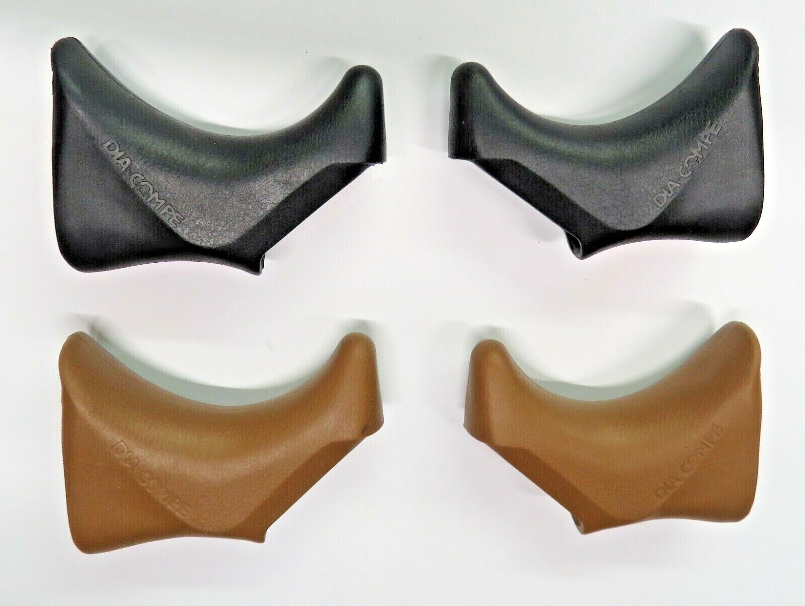 Pair Aero DIA-COMPE Gran Compe Road Brake Handle Lever Hoods Black or Tan Brown