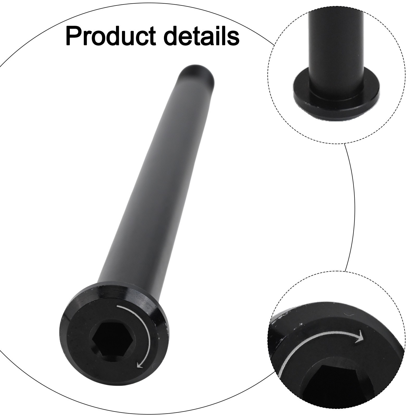 Bike Bicycle Cycling Replacement Front/Rear Thru Axle 12mm 124L/168L/174L P1.0