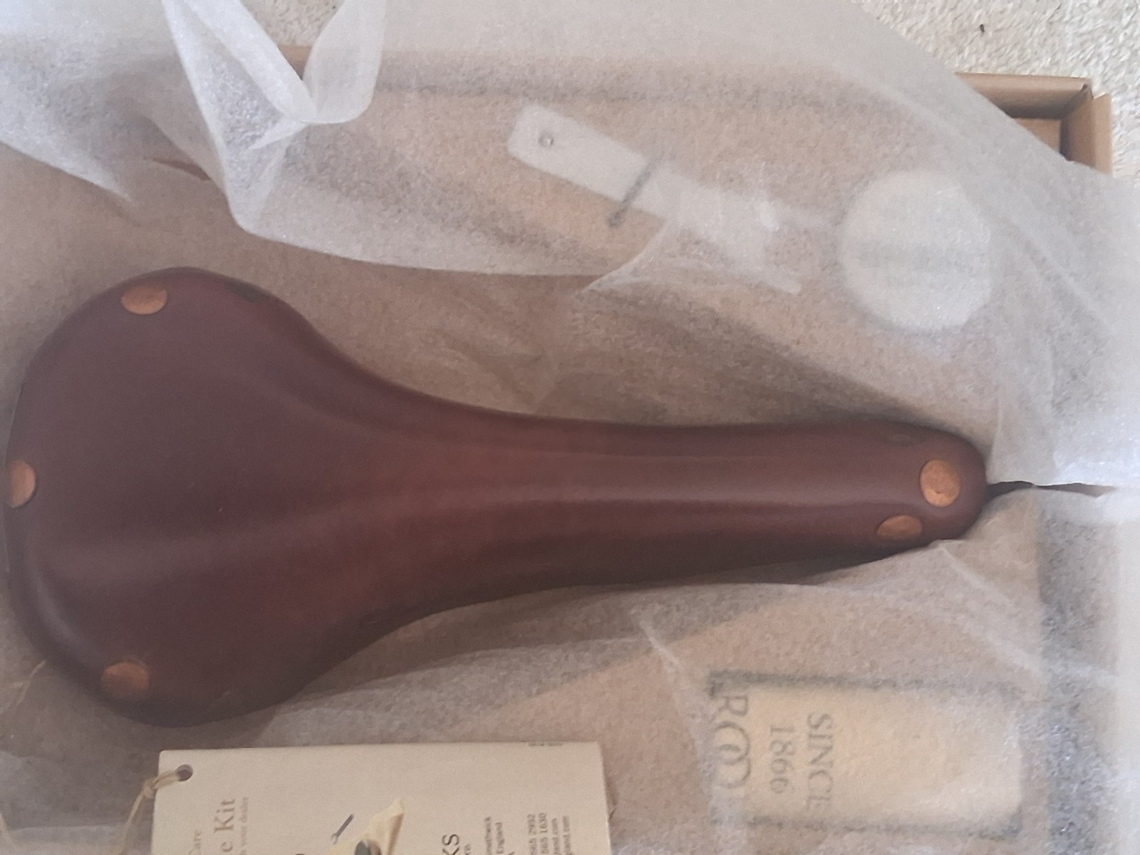 Brooks B17 Champion Sprinter Saddle Limited Edition #1125/1925 Ti Brown NIB