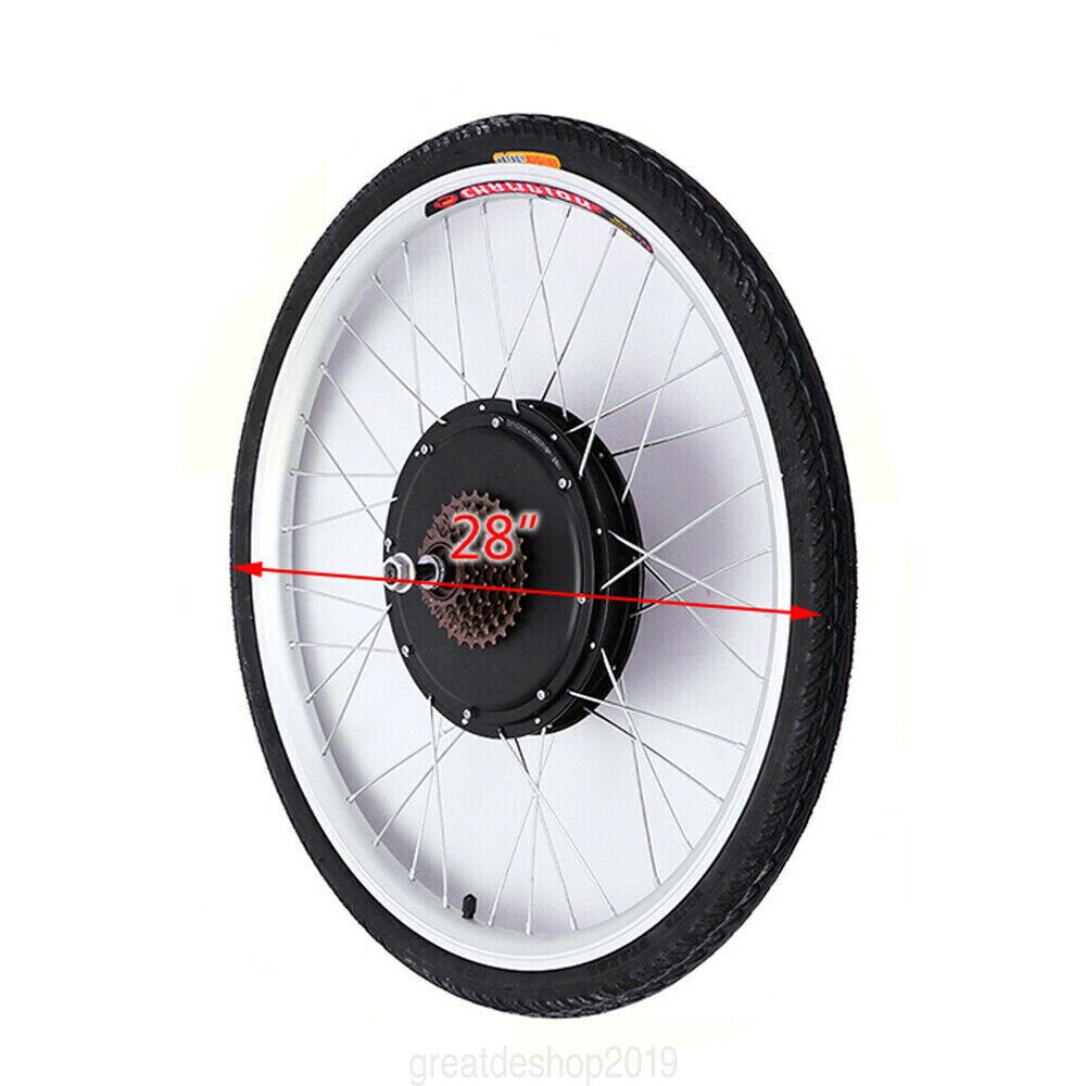 48V 28″ 1000W Electric Bike Conversion Kit Motor E-Bike for rear / front wheel