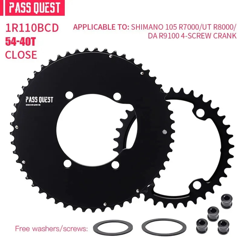 110bcd Road Double Chainring 56-42T/54-40T/53-39T/52-36T/50-34T/48-35/46-33T