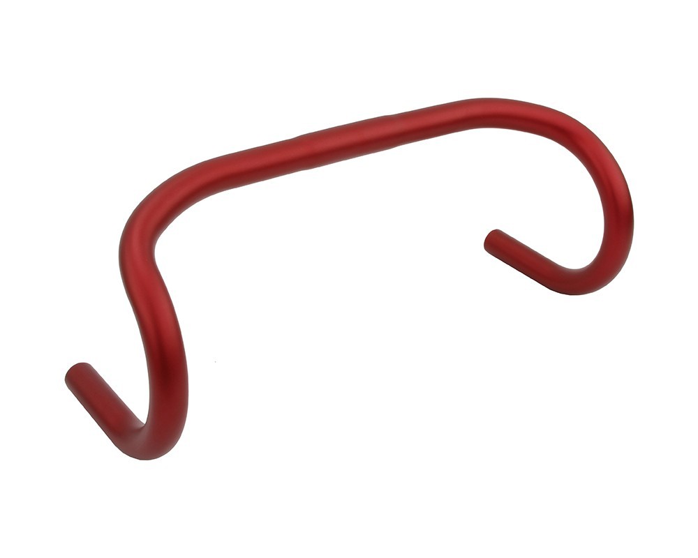 Red Classic Road Drop Handlebar Deep Drop ALLOY 25.4mm Clamp Narrow Vintage.