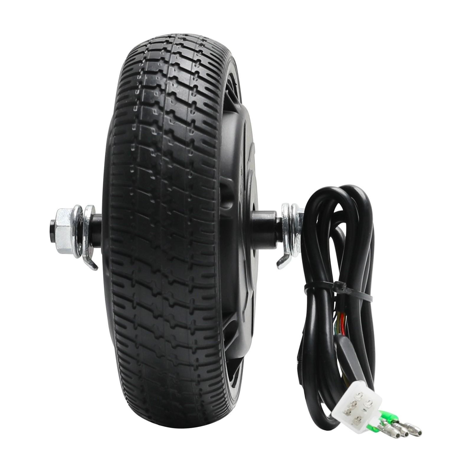 24V 250W 6.5″ Scooter e Bike Brushess Hub Motor Road Tire Wheelbarrow Trolley