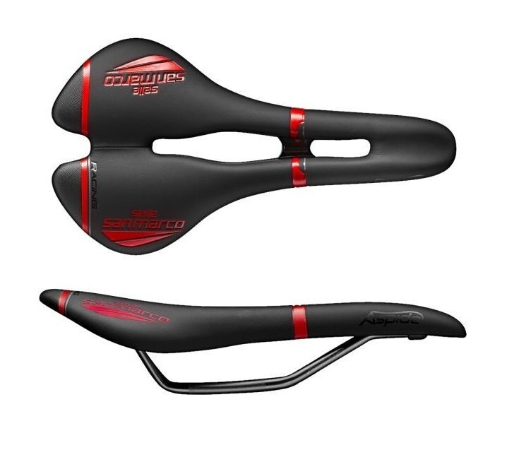 Selle San Marco saddle Aspide Racing Open-fit XSilite Ti Narrow 132 x 277 mm S2