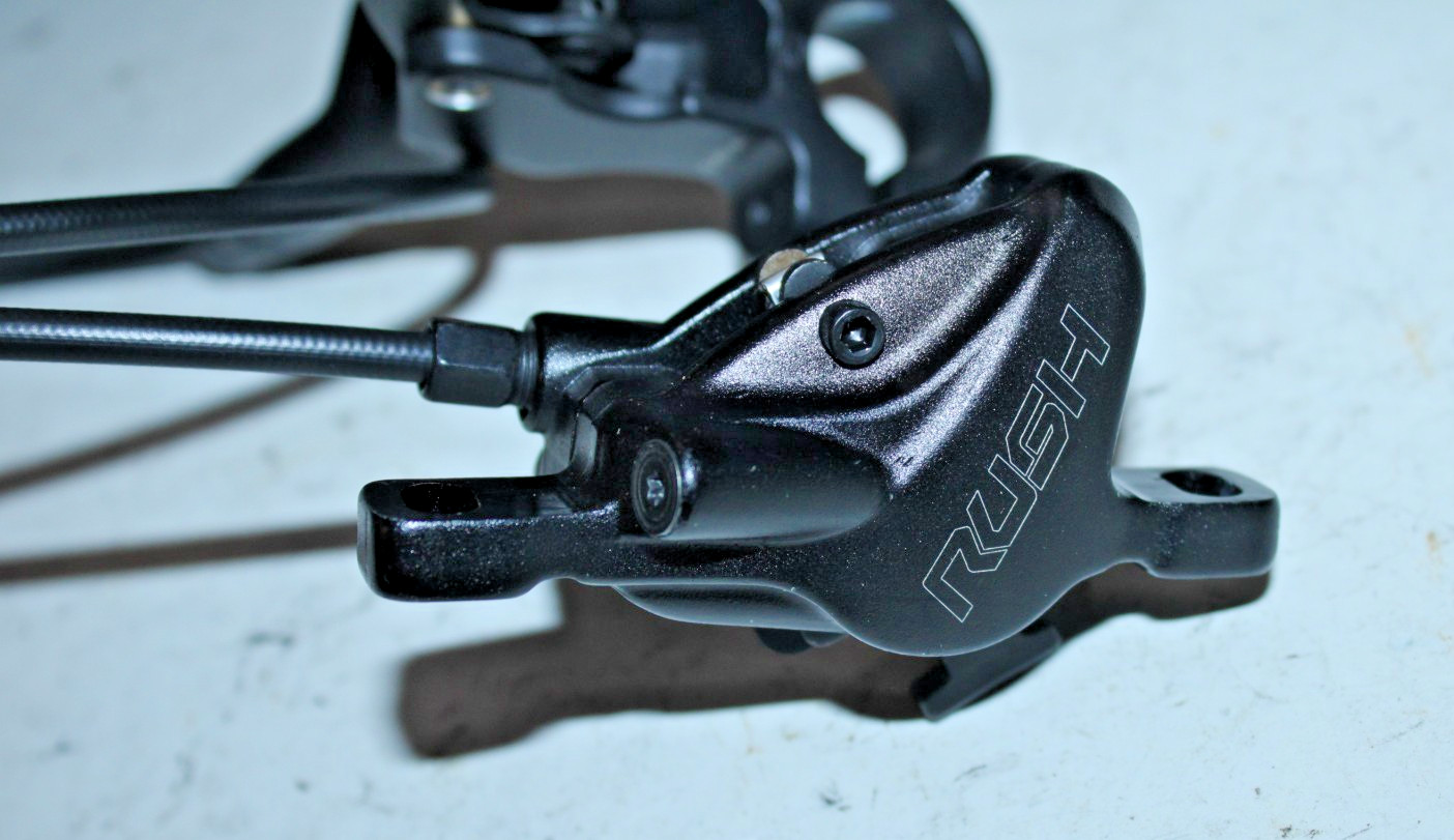 Rush CStar Hydraulic Disc Brake Caliper Lever Set Black 74mm Post Mount Road MTB