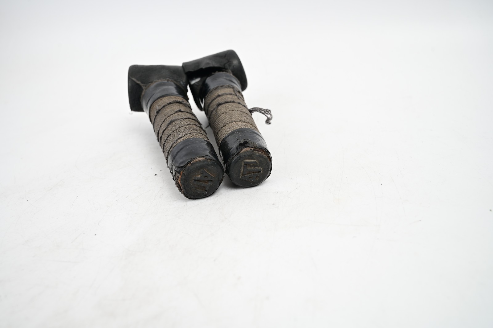 Vintage 90s ONZA Straight Stubby Mountain Bike Bar Ends Aluminum 4.5″ Long