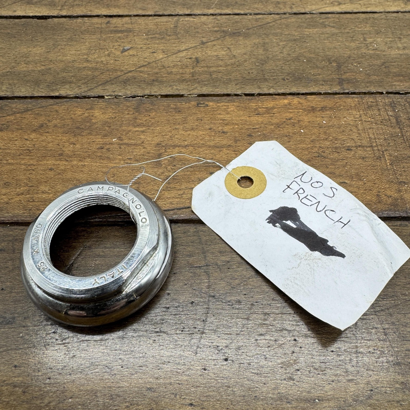 Vintage Campagnolo French 25×1.00 1 Inch Threaded Headset Upper Cup Race