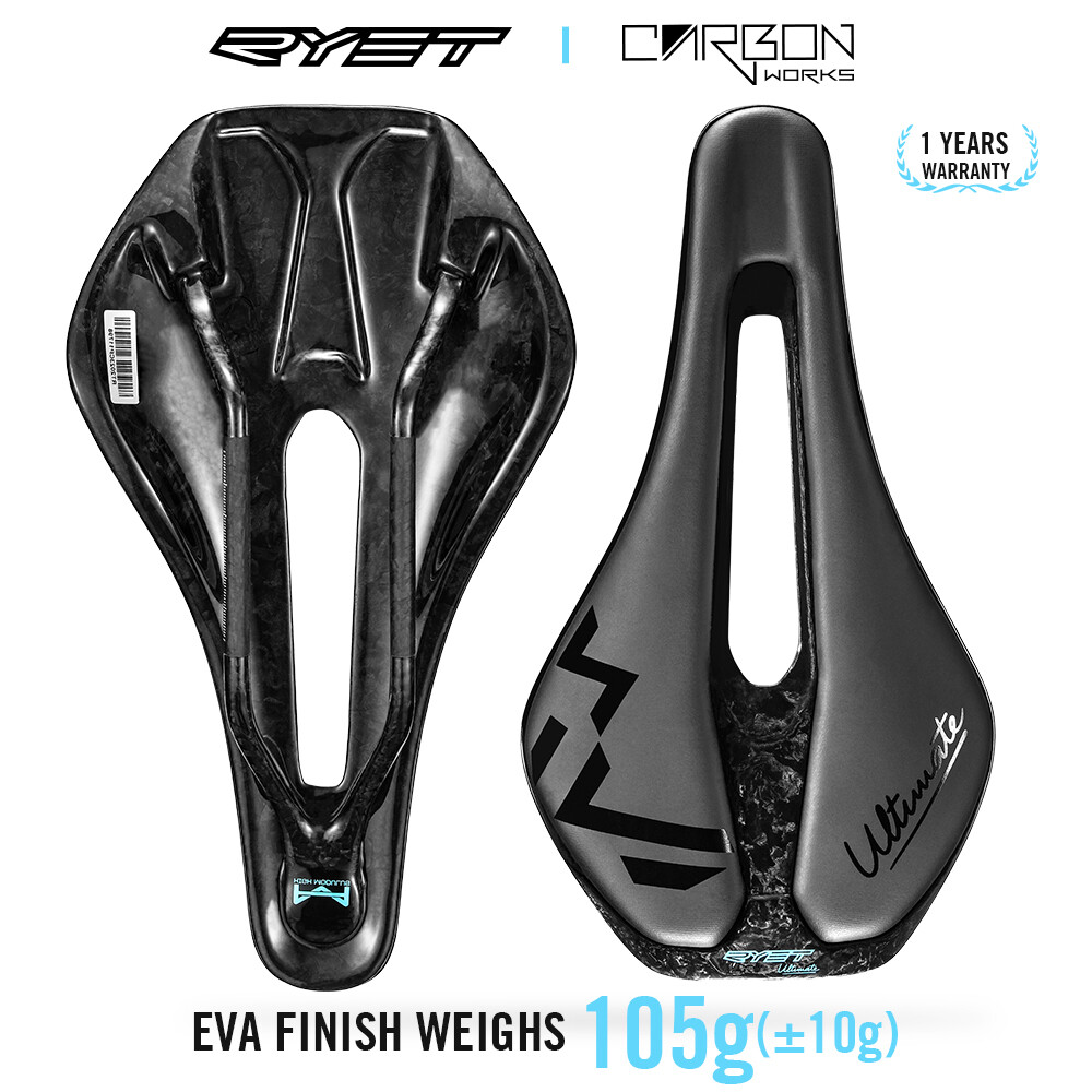 3D Printed Carbon Bicycle Saddle 135mm 143mm for Mountain Gravel Road Bike Seat