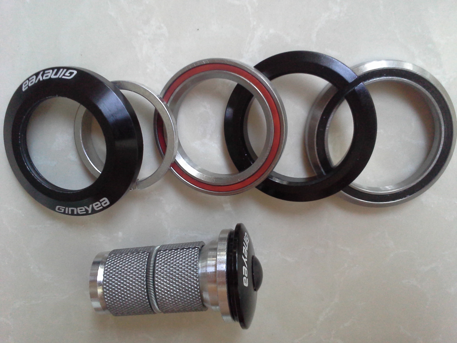 1-1/8″-1-1/4″ CARTRIDGE TAPERED Steerer Integrated HEADSET 28.6/41.8-47/33mm