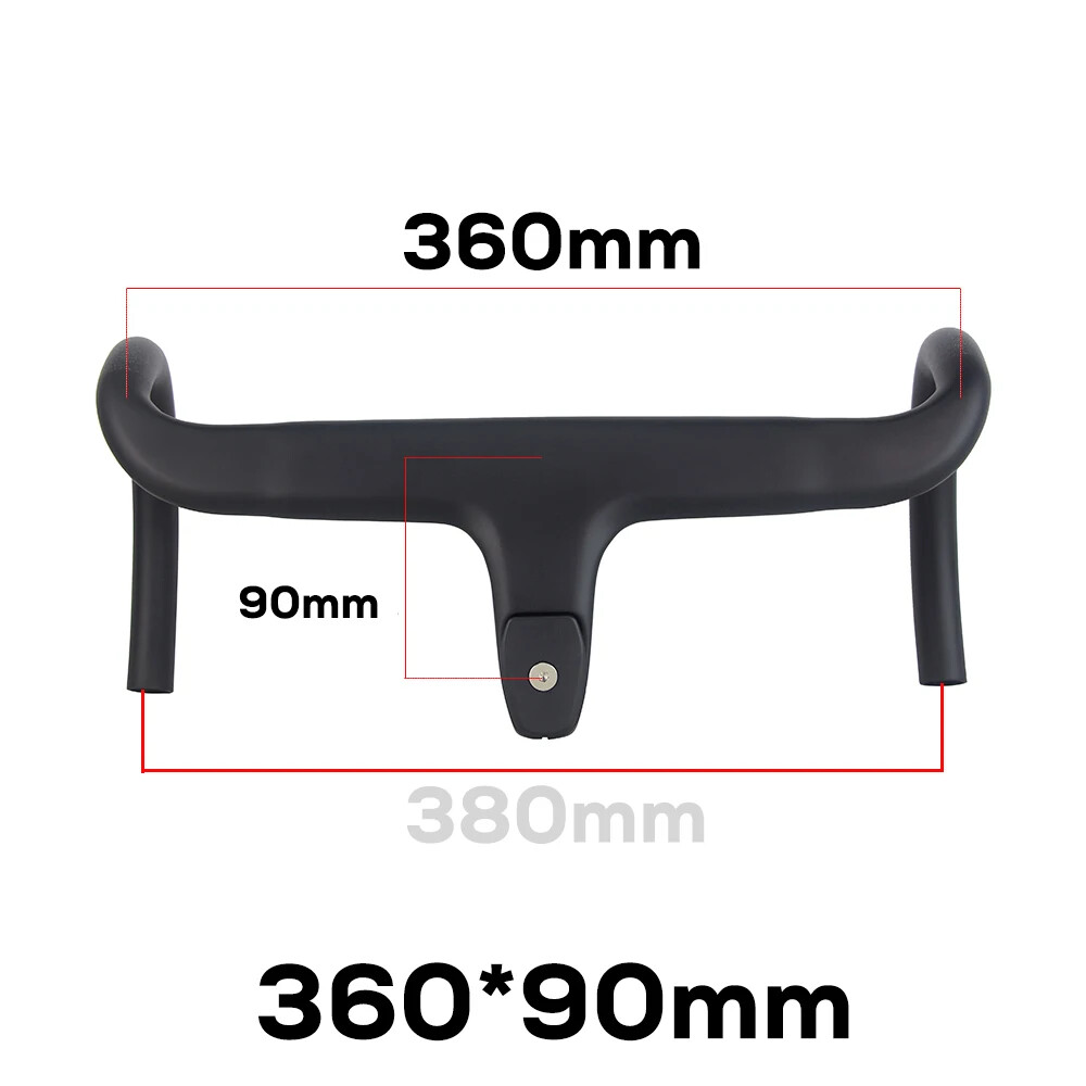 Road Bike Integrated Handlebar Cable Di2 Full Carbon Handlebar with Spacers Part