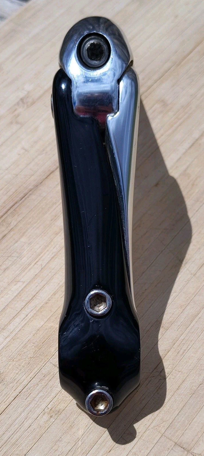 Giant EXT Pro NL Adjustable 22.2 quill stem 25.4 Clamp Black Silver EUC