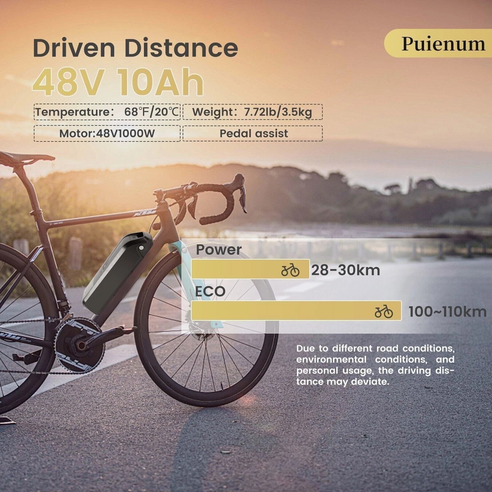 36V/48V/52V 10AH/15AH/20AH electric bicycle bike lithium battery 0-2000W Motors