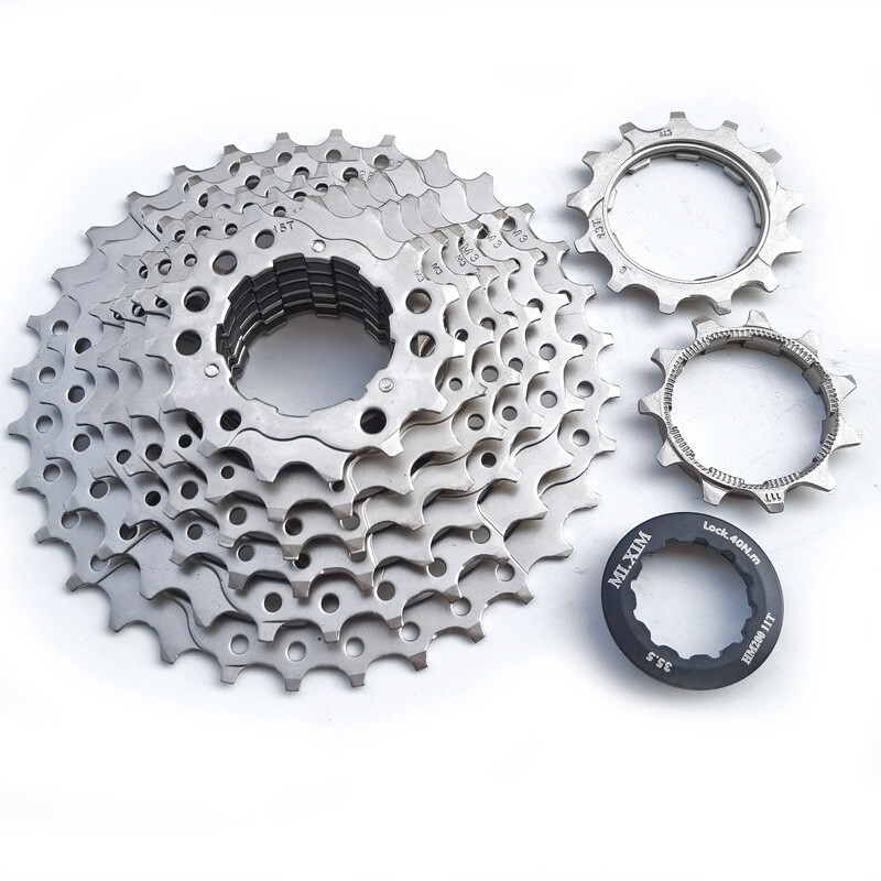 8 9 10 Speed Freewheel Cassette Sprocket Steel MTB Bicycle Multicolor