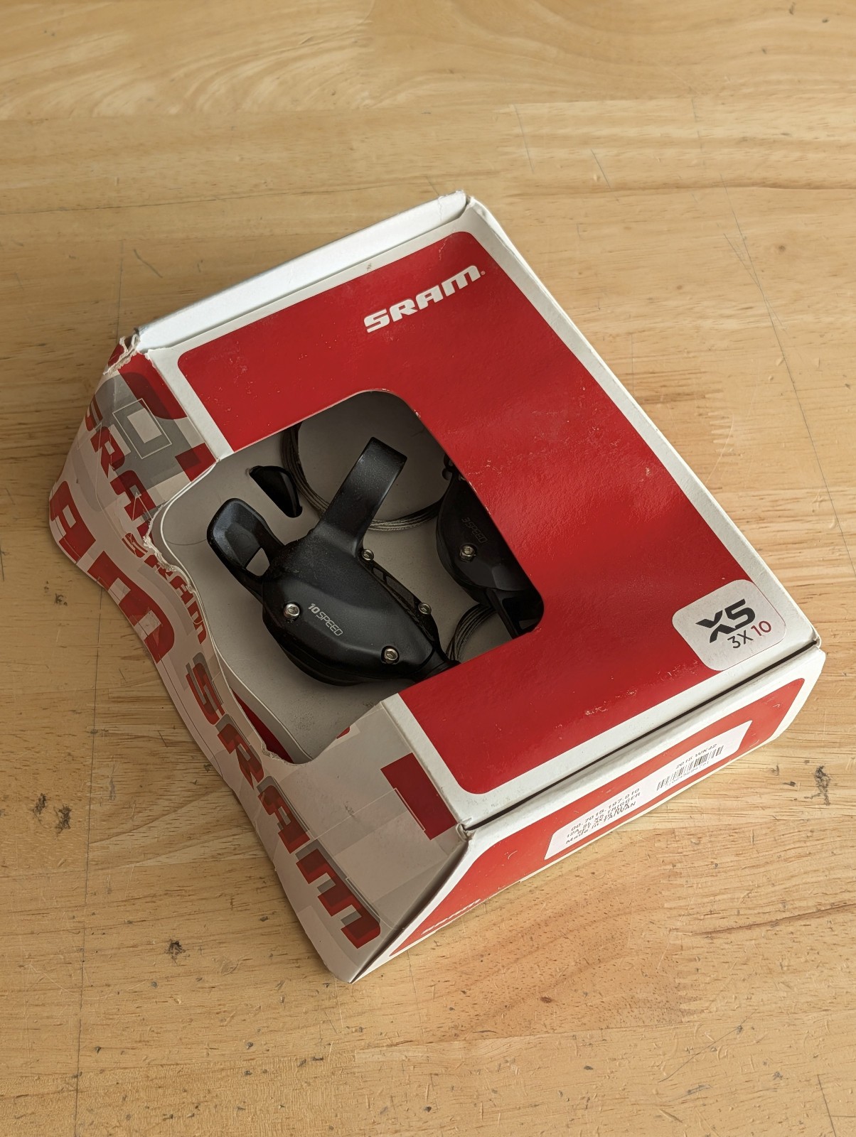 SRAM X5 3×10-Speed Trigger Shifter Set with Exact Actuation Technology