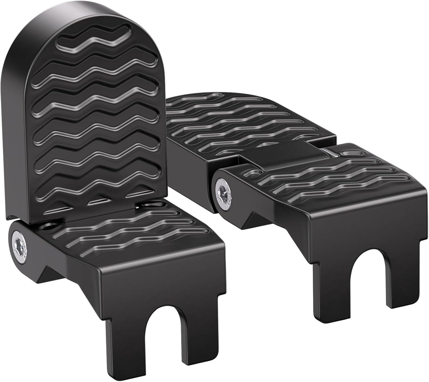 2PCS Bike Rear Pedals Aluminium Bicycle Foot Peg Non-Slip Ebike Pegs