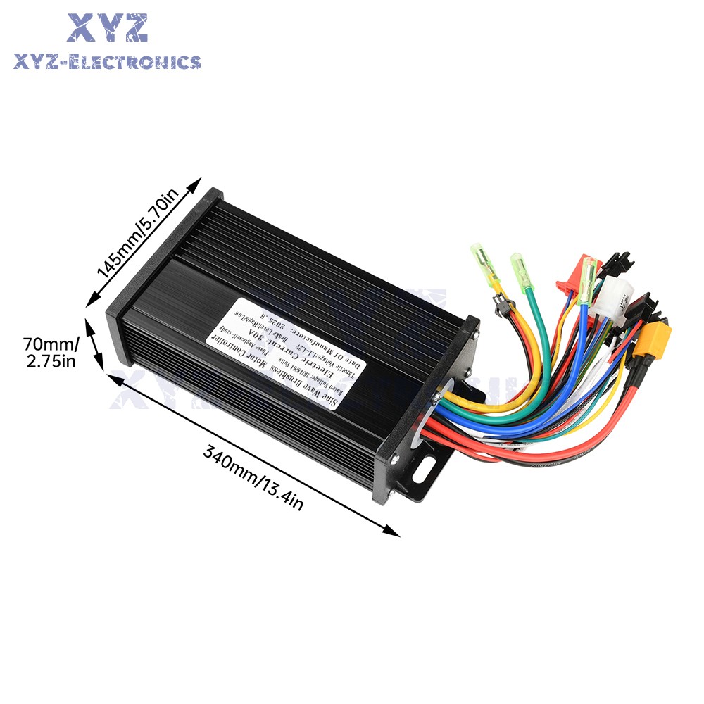 36V 48V 64V 40A 30A 20A Brushless Motor Controller E-Bike S866 LCD Display Meter