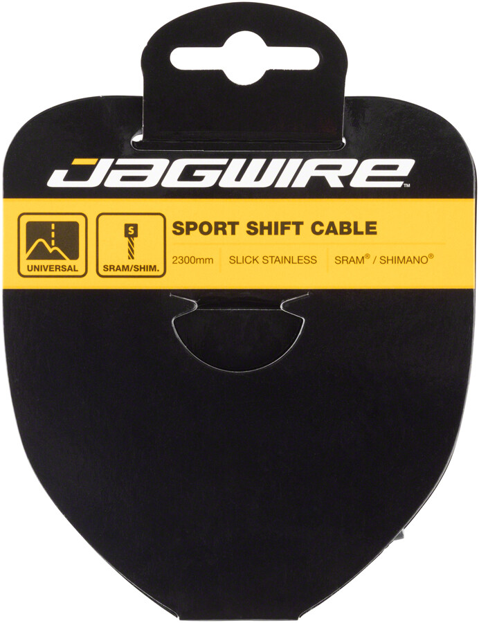 Jagwire Sport Shift Cable – 1.1 x 3100mm, Slick Galvanized Steel, For SRAM/Shima
