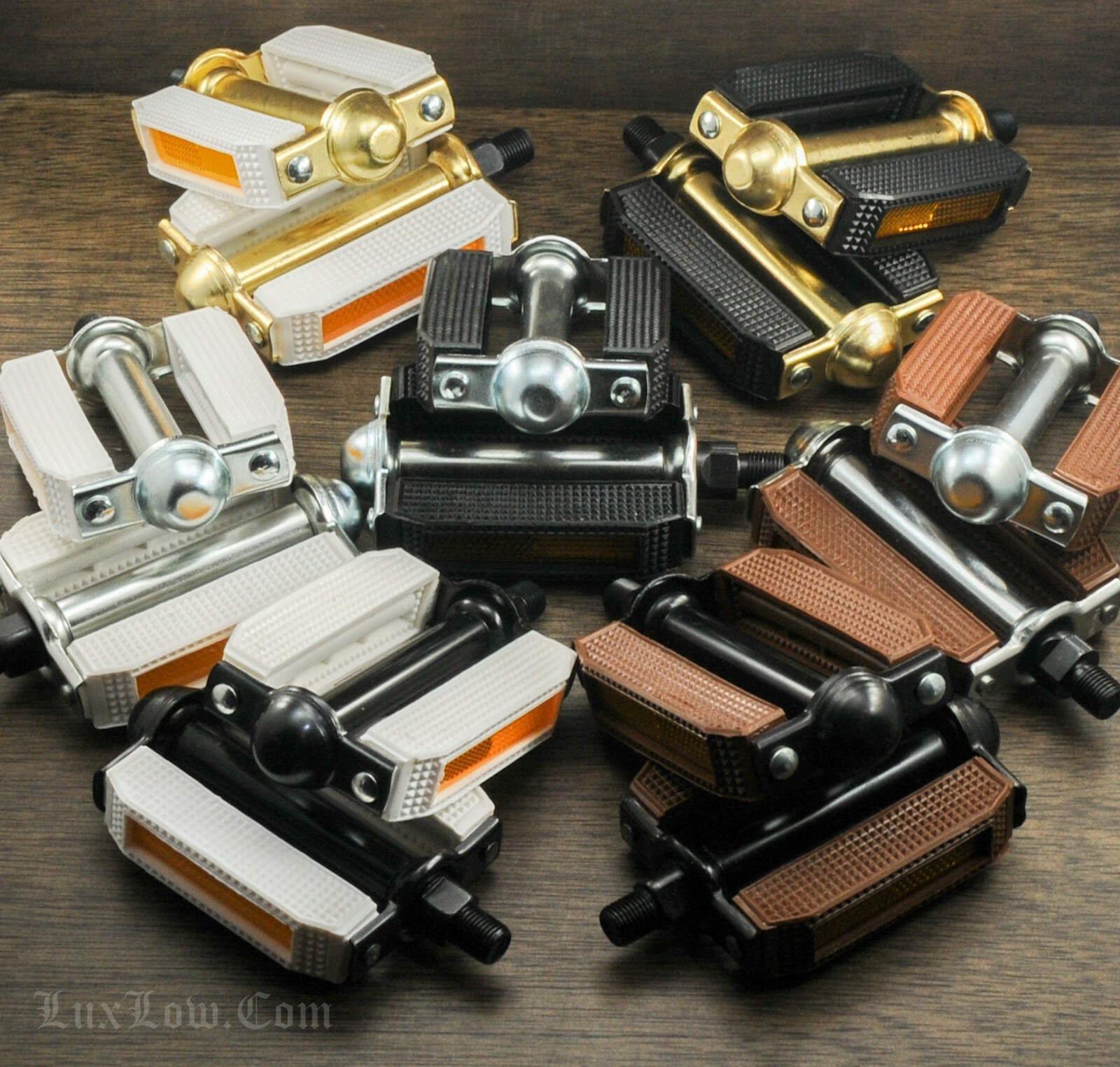 Vintage Bicycle BLOCK PEDALS Schwinn Krate Stingray Cruiser Lowrider Tank Bike