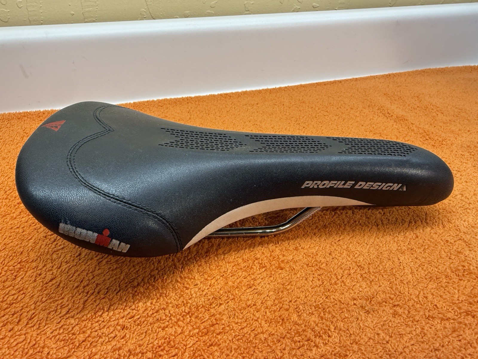 Profile Design Ironman Saddle Titanium Rails for Tri or TT Black 139mm width