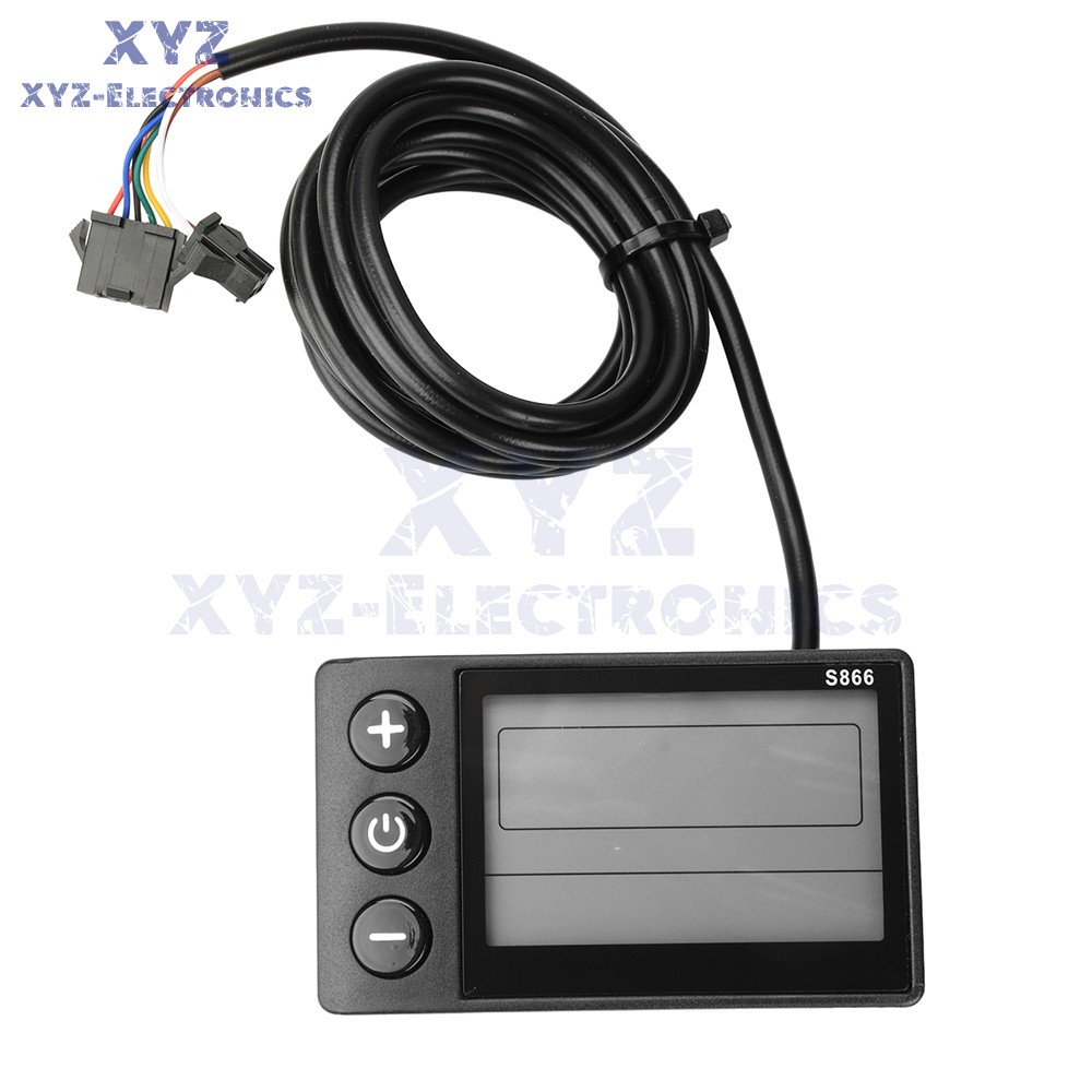 36V 48V 64V 40A 30A 20A Brushless Motor Controller E-Bike S866 LCD Display Meter