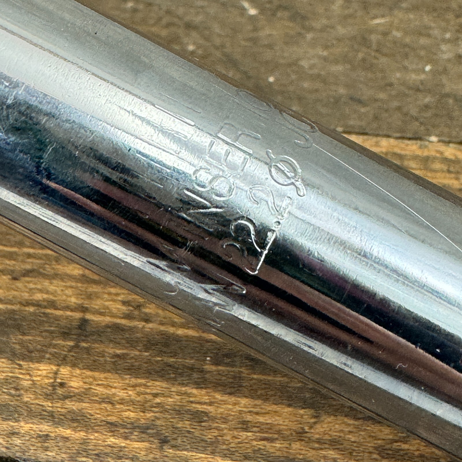 Old School BMX Black Ops Seatpost BENT 4130 Chromoly Steel 22.2 mm CRIMP