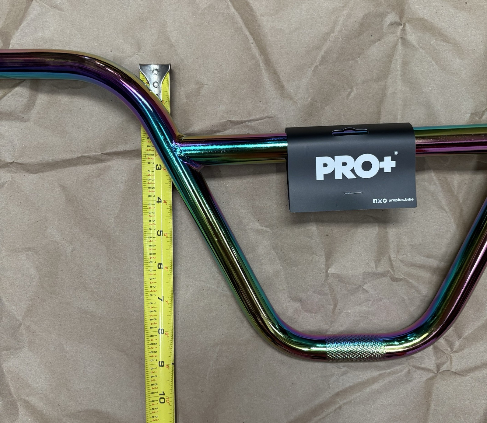 NEO CHROME/ OIL SLICK BMX Handlebar 736 Chromoly 22.2 mm