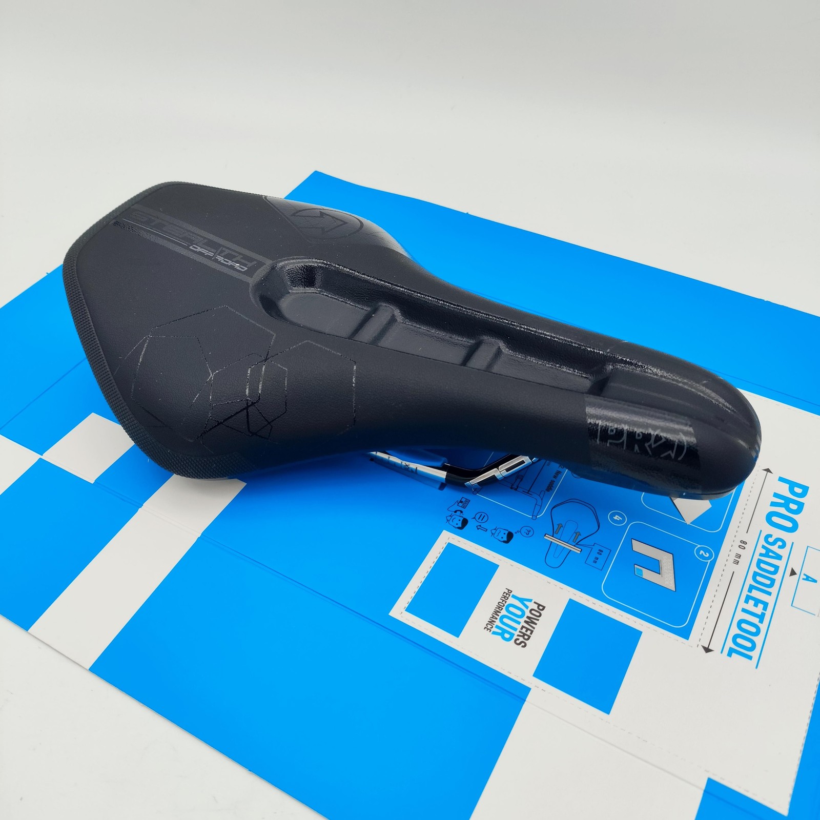 PRO STEALTH Off-road 142mmx245mm Sport Bike Saddle MTB Gravel Stainless RAIL